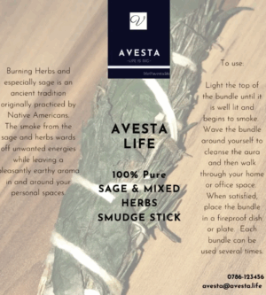 Sage & Mixed Herb Smudge Sticks