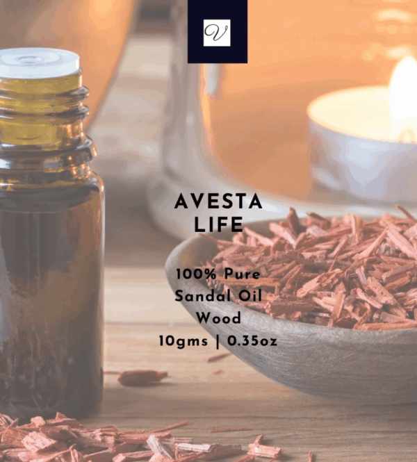 Sandal Oil Wood Chips Avesta Life 10gms